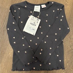 NWT | Zara heart shirt